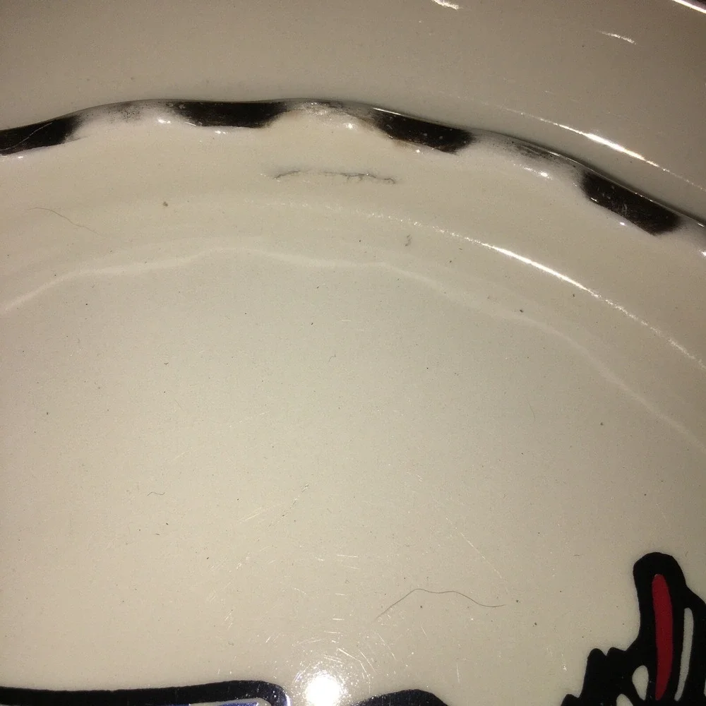 American Eagle, Flag,Patriotic,Americana Ceramic Ashtray Vintage Read Descr